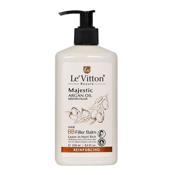 فیلر بالم مو BBحاوی روغن آرگان لویتون بعد از حمام لویتون (250 میل)