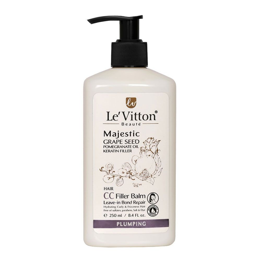 فیلر بالم مو CC حاوی روغن هسته انگور و انار بعد از حمام لویتون (250میل)